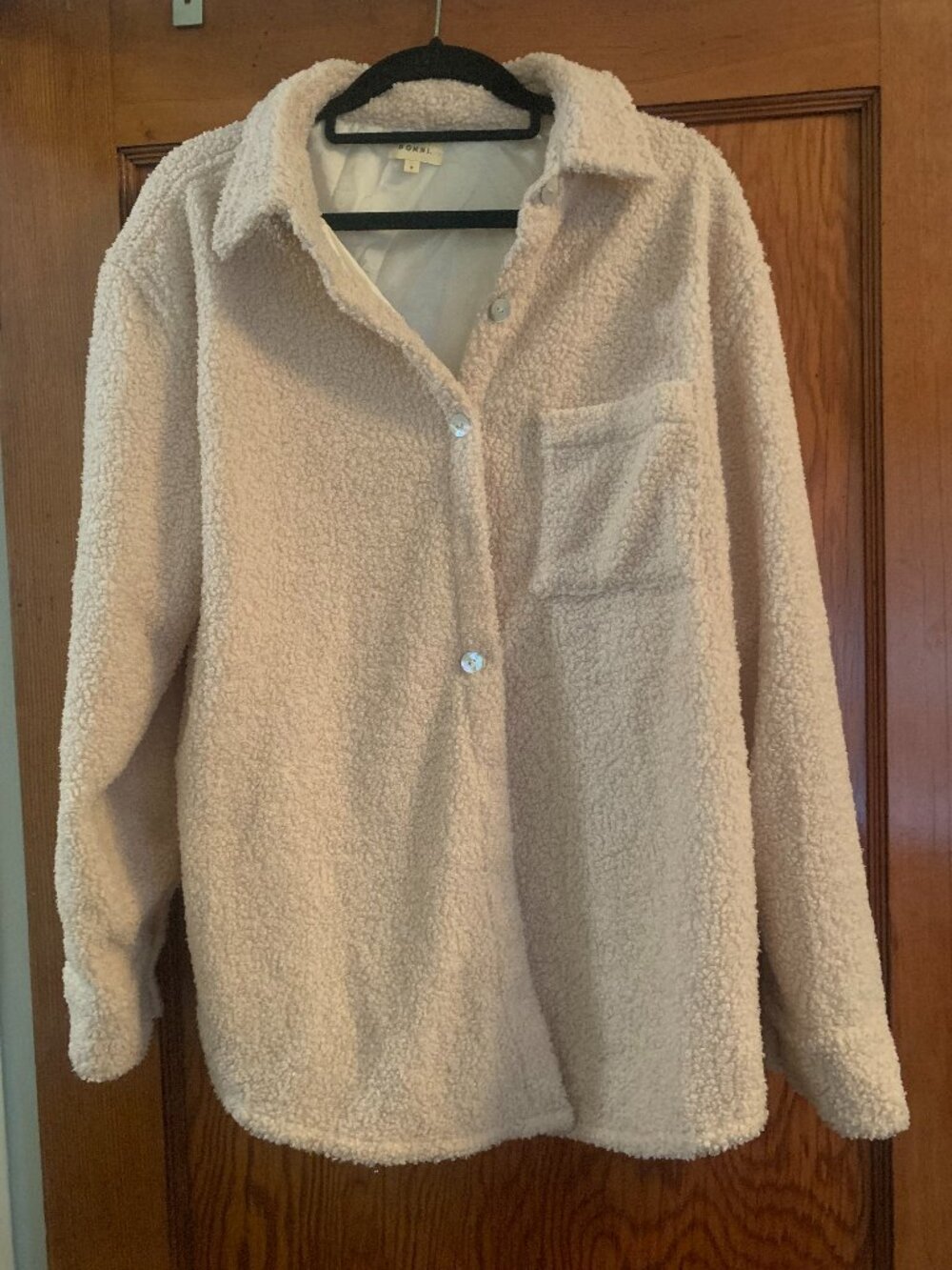 DONNI Sherpa shirt jacket S - Picture 2 of 15